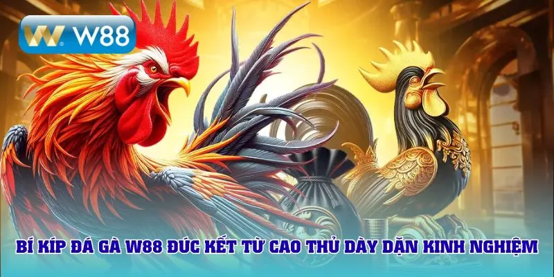 Bí kíp đá gà W88 đúc kết từ cao thủ dày dặn kinh nghiệm
