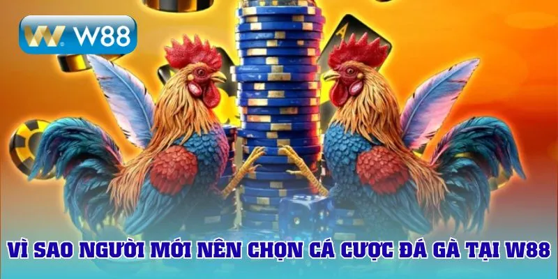 Vì sao người mới nên chọn cá cược đá gà tại W88